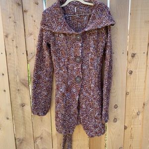 Free People Women’s M Knitted Wool blend Cardigan